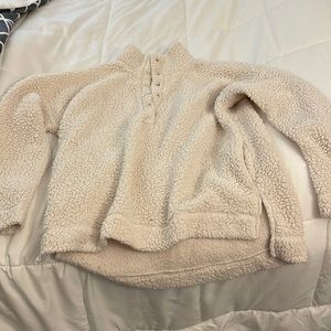 aerie white sherpa
